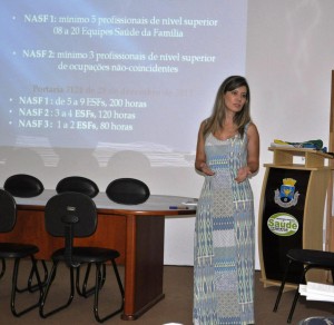  Alessandra Muzel Ibrahim Proença, coordenadora do NASF
