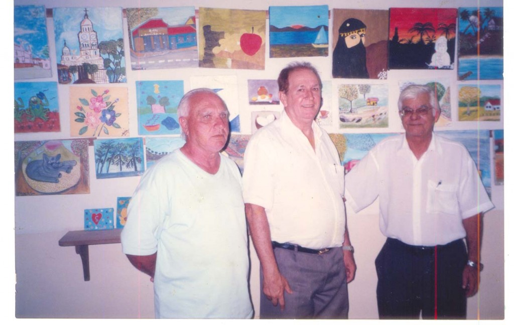 Na foto, de 2006, três dos primeiros funcionários do fórum de Angatuba: João Batista Rodrigues (Bóia), Natal Cicote e Valdevino Zacarias.