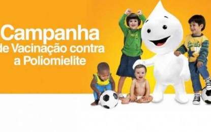 Campanha de vacinação contra poliomielite e sarampo será estendida até 12 de dezembro