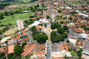 Monte Azul Paulista, vista aérea.