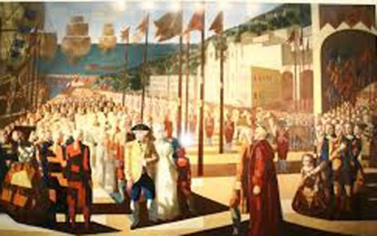 D.João chega em triunfo ao Rio