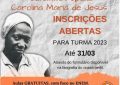 Inscrições para o Cursinho Popular Carolina Maria de Jesus até 31/03