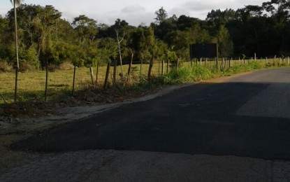 Recuperação da rodovia Faxinal –Guarei é concluída